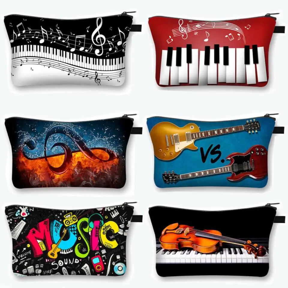 Kosmetiktasche Mit Broadway-Spruch "Now Is The Time To Seize The Day" – 23 X 17 X 5 Cm, Segeltuch